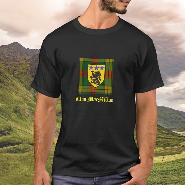 MacMillan Tartan Coat of Arms T-Shirt (Creator Uploaded)