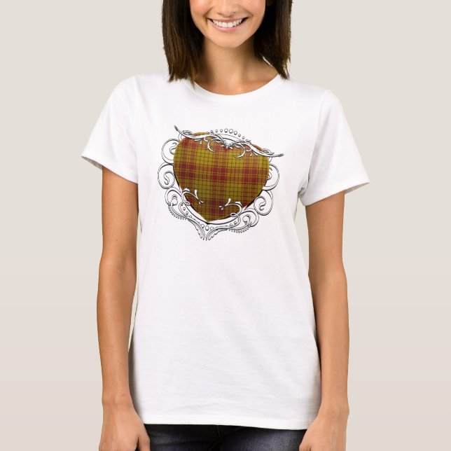 MacMillan Tartan Heart T-Shirt (Front)