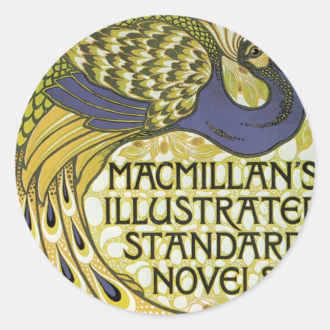 MacMillan's Peacock Edition Classic Round Sticker (Front)