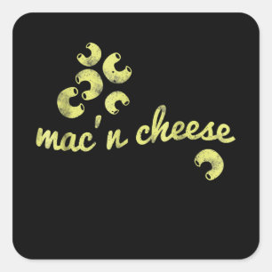 Macn Cheese - Fun Chef Humour Square Sticker