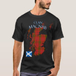 Macnab Scottish Clan Tartan Scotland T-shirt at Zazzle