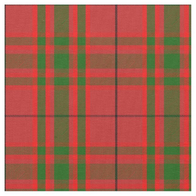 MacNab Tartan Print Fabric (Close Up)