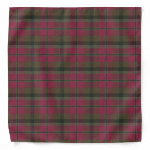 MacNaughtan Weathered Scottish Clan Tartan Bandana