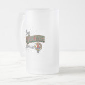 MacNaughton Clan Frosted Glass Beer Mug (Front Left)