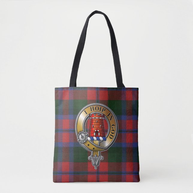 MacNaughton Tartan & Badge Tote Bag (Front)