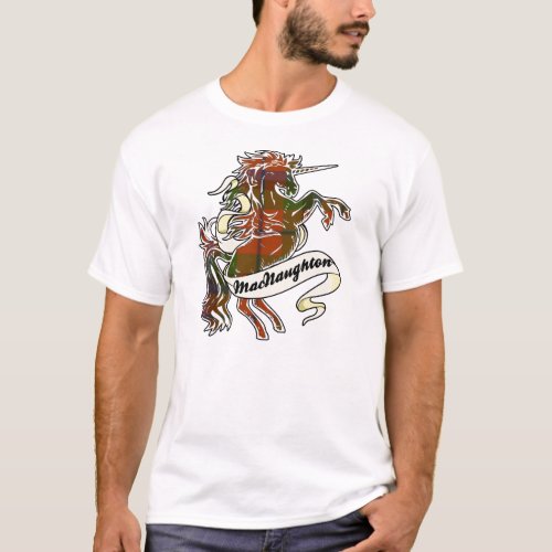 MacNaughton Tartan Unicorn T_Shirt
