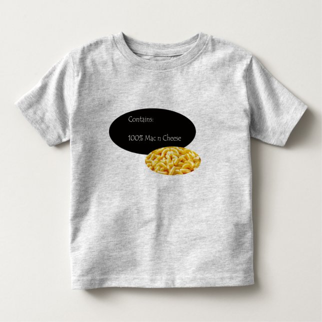 macncheese toddler t-shirt (Front)