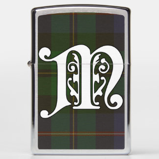 MacNeil Clan Tartan Monogram Zippo Lighter