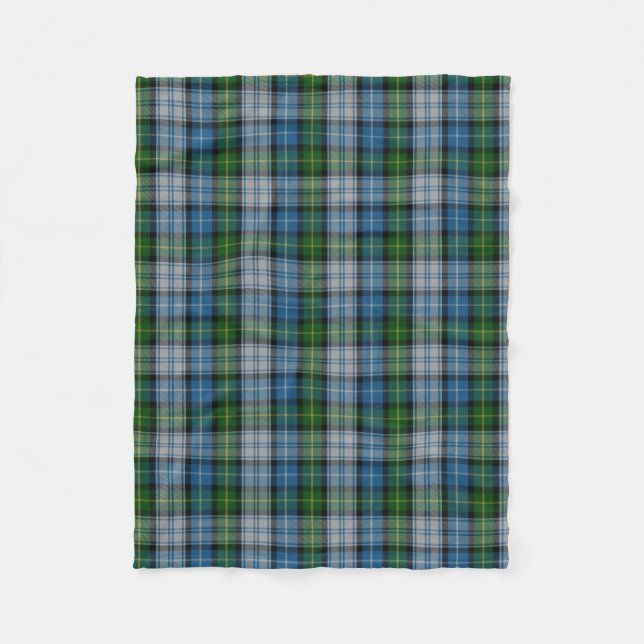 MacNeil Clan Tartan Plaid Fleece Blanket (Front)