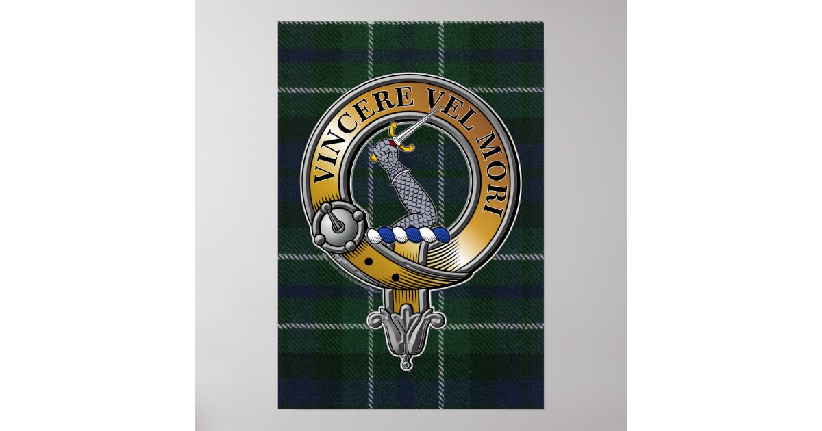 MacNeil of Colonsay Tartan Crest Table Runner - Cotton table runner