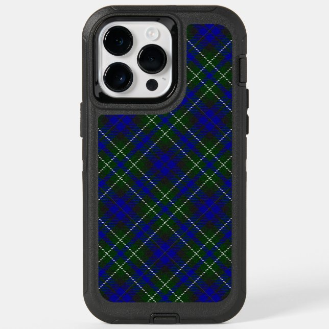 Macneil of Colonsay tartan blue green plaid Otterbox iPhone Case (Back)