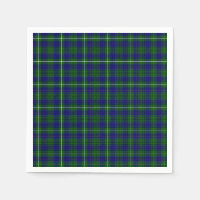 MacNeil Tartan Paper Napkins (Front)
