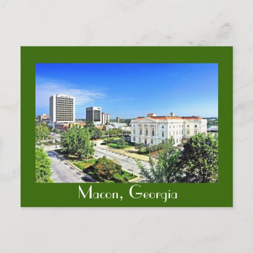 Macon Georgia USA Postcard