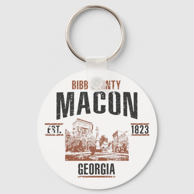 Macon Keychain (Front)