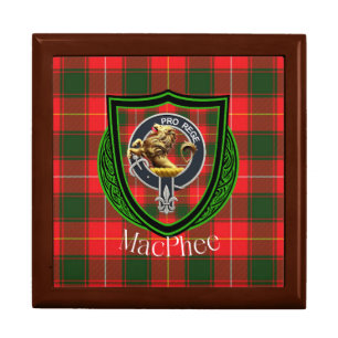 MacPhee Scottish Clan Tartan & Crest Gift Box