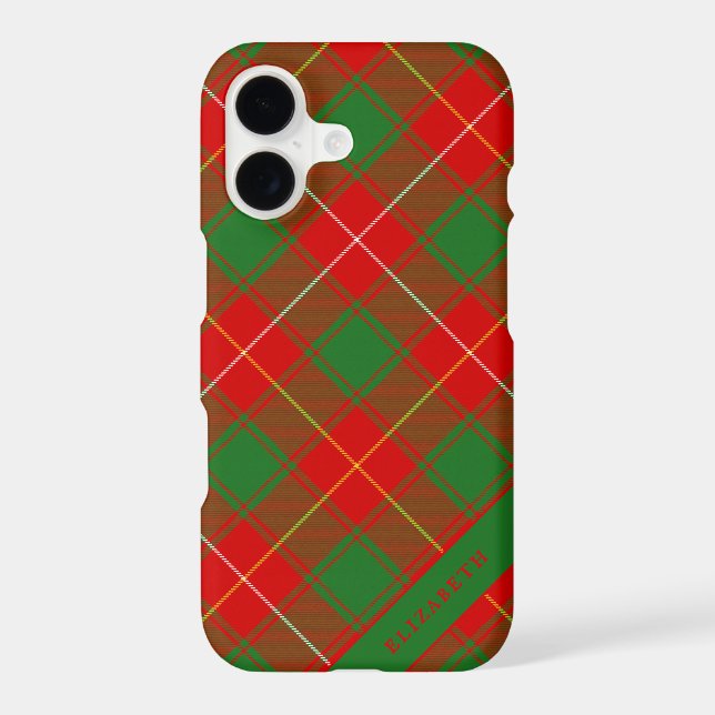 MacPhee Tartan Plaid Heritage Case (Back)