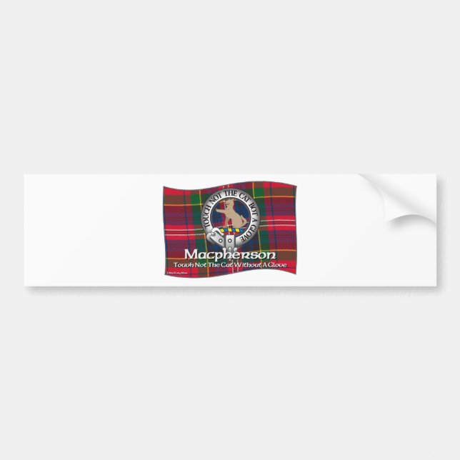 Macpherson Clan Bumper Sticker (Front)