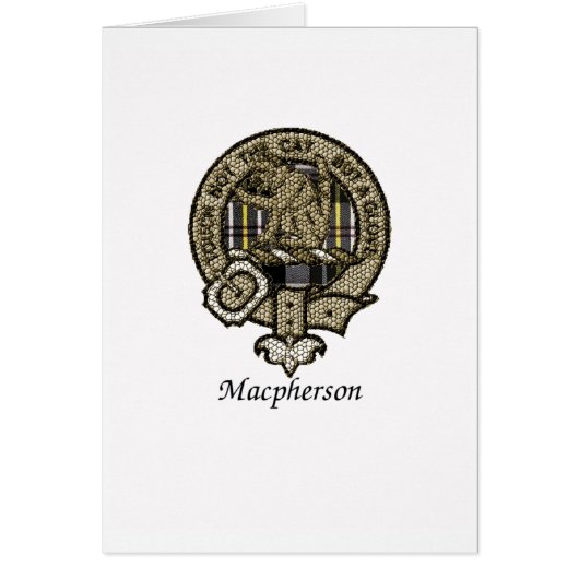 Macpherson Clan Crest (Front)