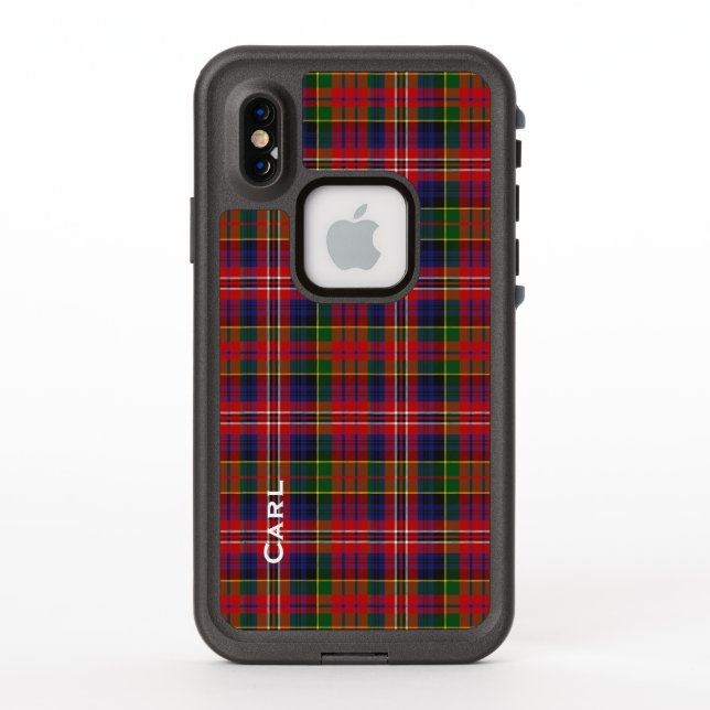MacPherson Clan Plaid LifeProof iPhone Case (Back)