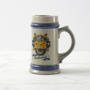 MacPherson Coat of Arms Stein - Family Crest
