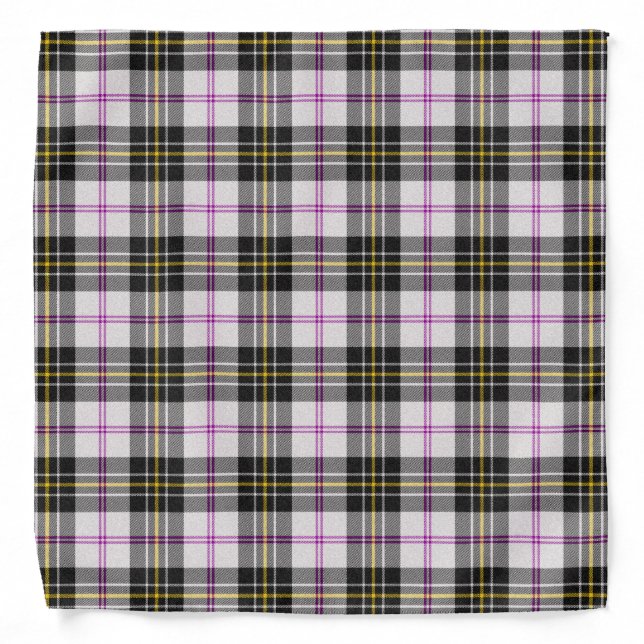 MacPherson Dress Clan Tartan Scottish Plaid Patter Bandana (Front)