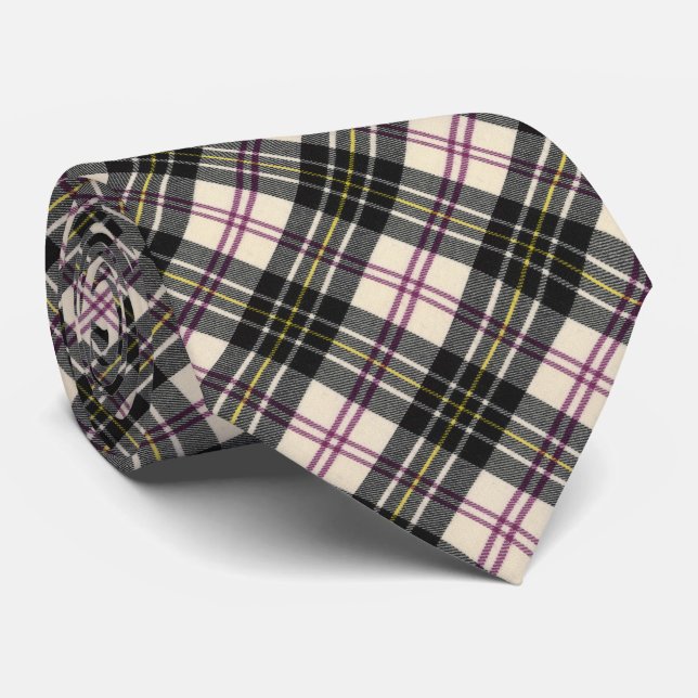 MacPherson Dress Modern Original Scottish Tartan  Neck Tie (Rolled)