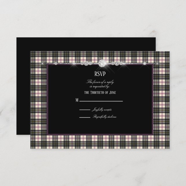 MacPherson Dress Modern RSVP (Front/Back)