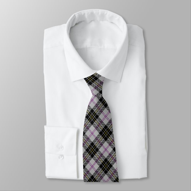 MacPherson Dress Tartan Neck Tie (Tied)