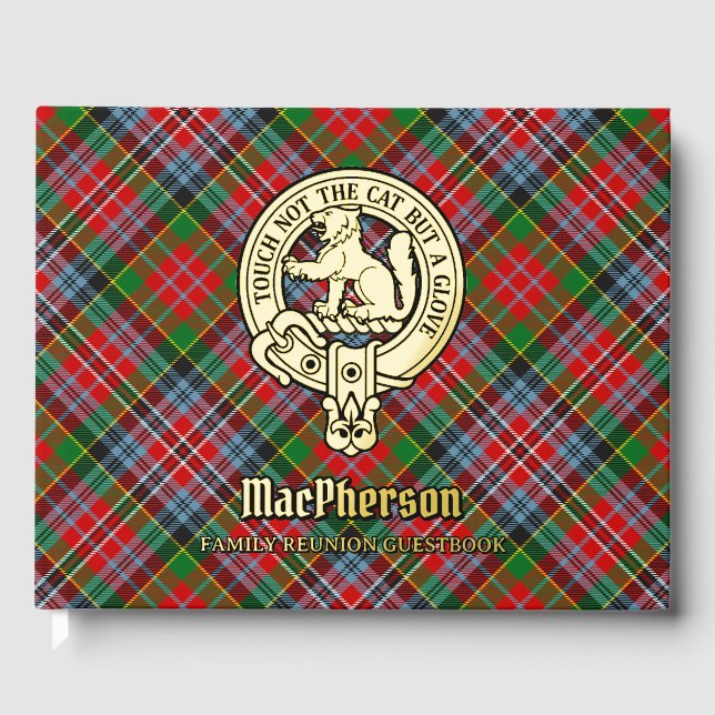 MacPherson Family Reunion Guest Book (Front)