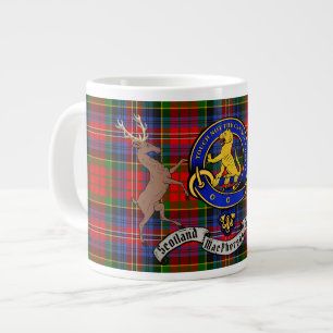 MacPherson/McPherson Badge/Tartan & Stags Personal Giant Coffee Mug