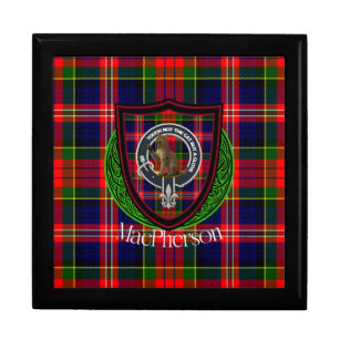 MacPherson Scottish Clan Tartan & Crest Gift Box
