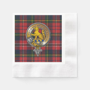 MacPherson Tartan & Badge Napkins