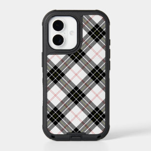 MacPherson tartan black white plaid iPhone 17 Case