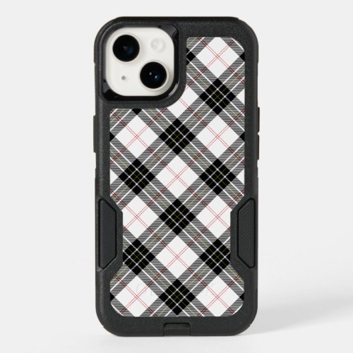 MacPherson tartan black white plaid OtterBox iPhone 14 Case