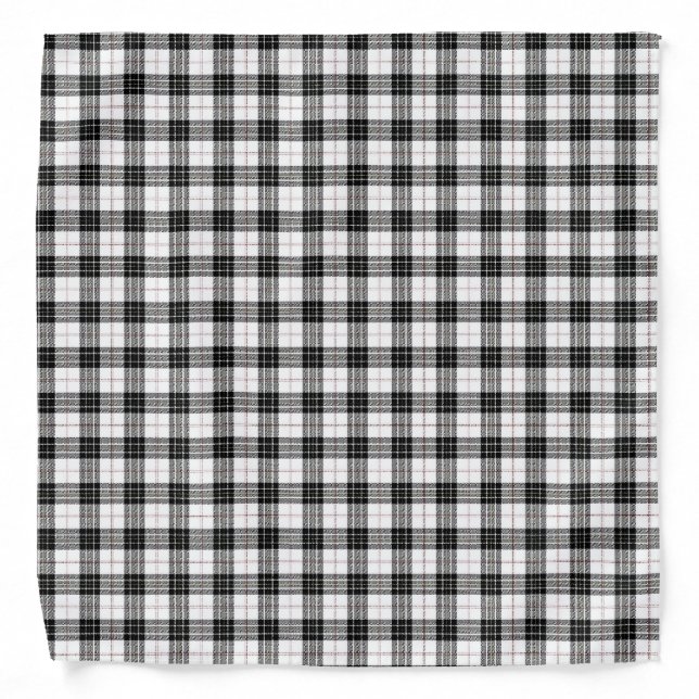 Macpherson Tartan Plaid Bandana (Front)