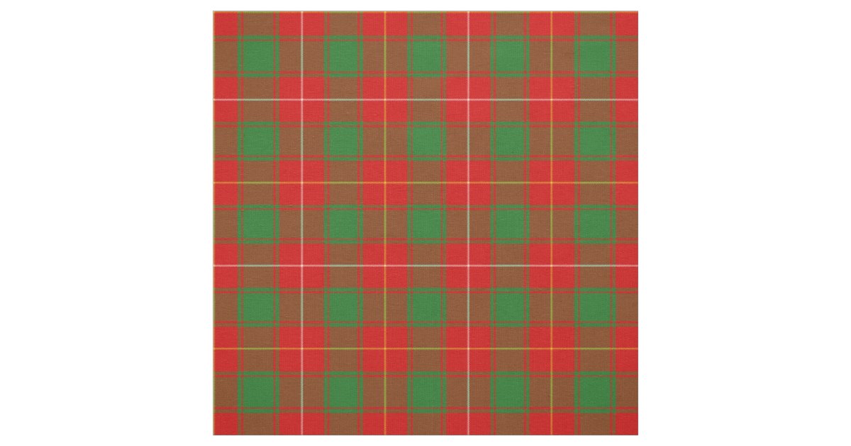Scottish Tartan MacFie Clan Woven Blanket Crest Style