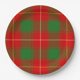 MacPhie Macfie Scottish Clan Tartan Plaid Paper Plates