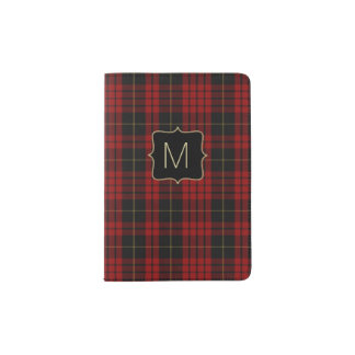 MacQueen Clan Plaid Personalized Passport Holder
