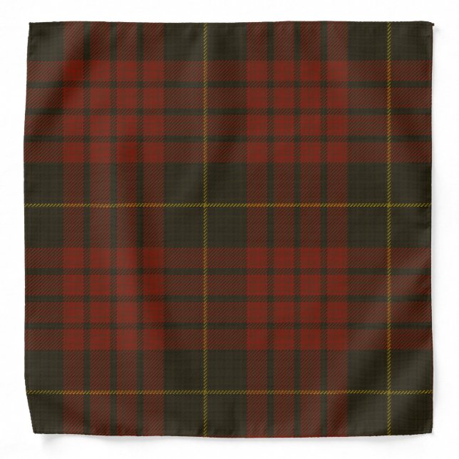 MacQueen Clan Tartan Bandana (Front)