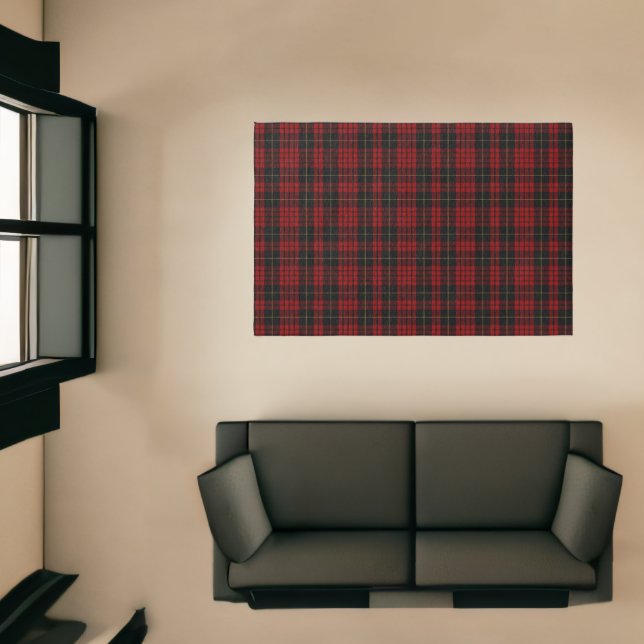 MacQueen Clan Tartan Plaid Rug (Insitu (Indoor 1))