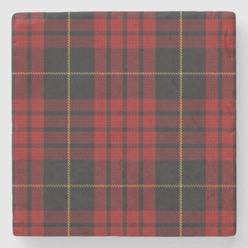 MacQueen Clan Tartan Plaid Stone Coaster