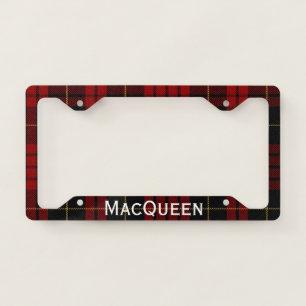 MacQueen Plaid License Plate Frame
