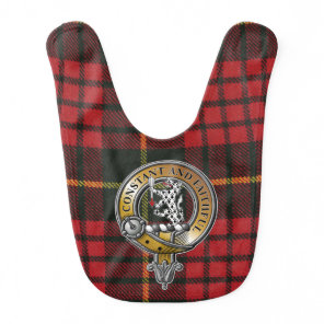 MacQueen Tartan & Badge Baby Bib
