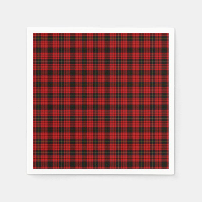MacQueen Tartan Paper Napkins (Front)