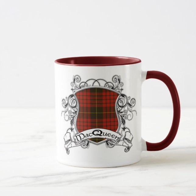 MacQueen Tartan Shield Mug (Right)