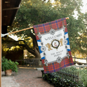 MacRae Ancient Tartan Garden Flag - Tartan Flag Cl