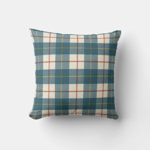 MacRae Conchra Modern Original Scottish Tartan Throw Pillow