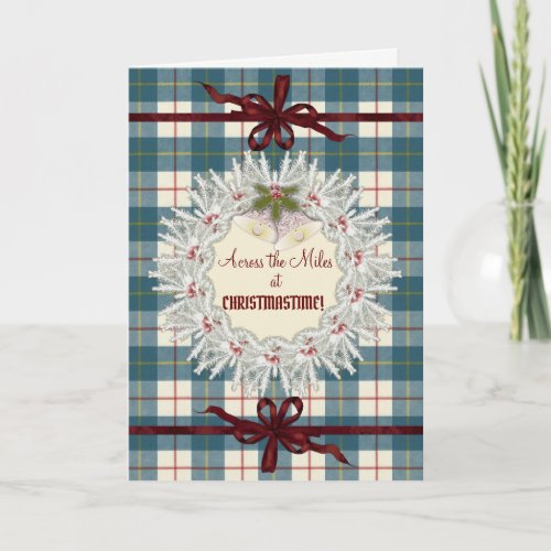 MacRae Conchra Scottish Tartan Holiday Card