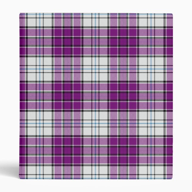 MacRae Dress or Dance Tartan 3 Ring Binder (Front)