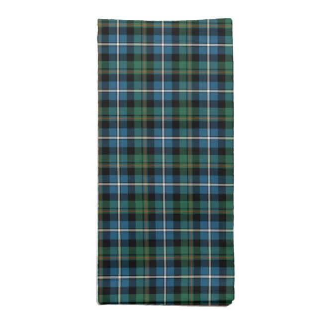 MacRae Hunting Tartan Cloth Napkin (Folded)